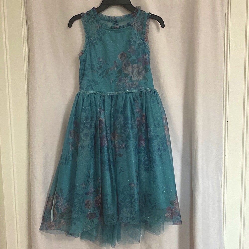 Floral high low dress
